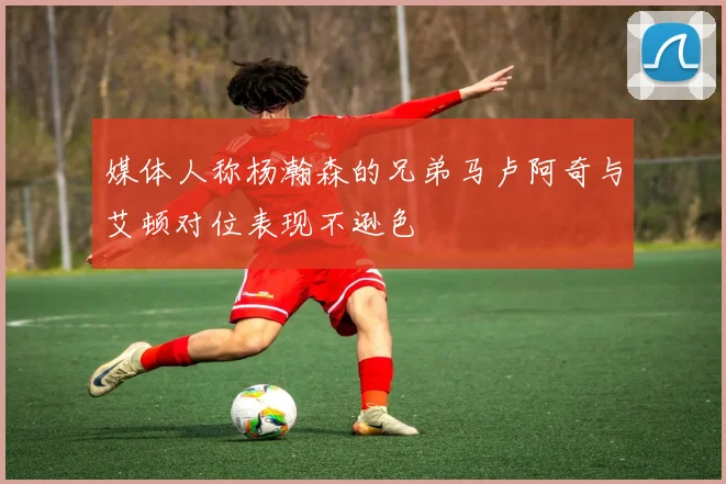 媒体人称杨瀚森的兄弟马卢阿奇与艾顿对位表现不逊色